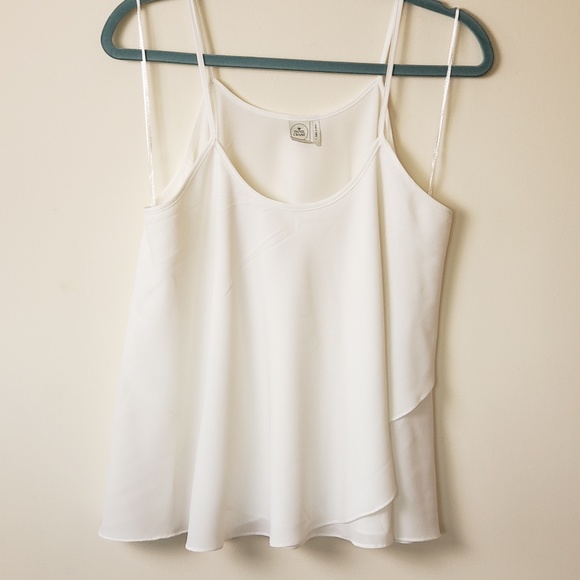 Anthropologie Tops - Paper Crane Flowy Crossover Layered Cami Tank Top